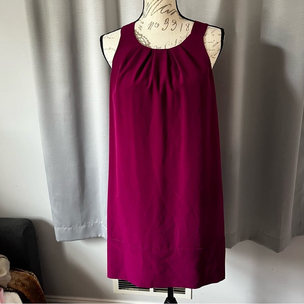 Olga Cassini magenta dress size 4